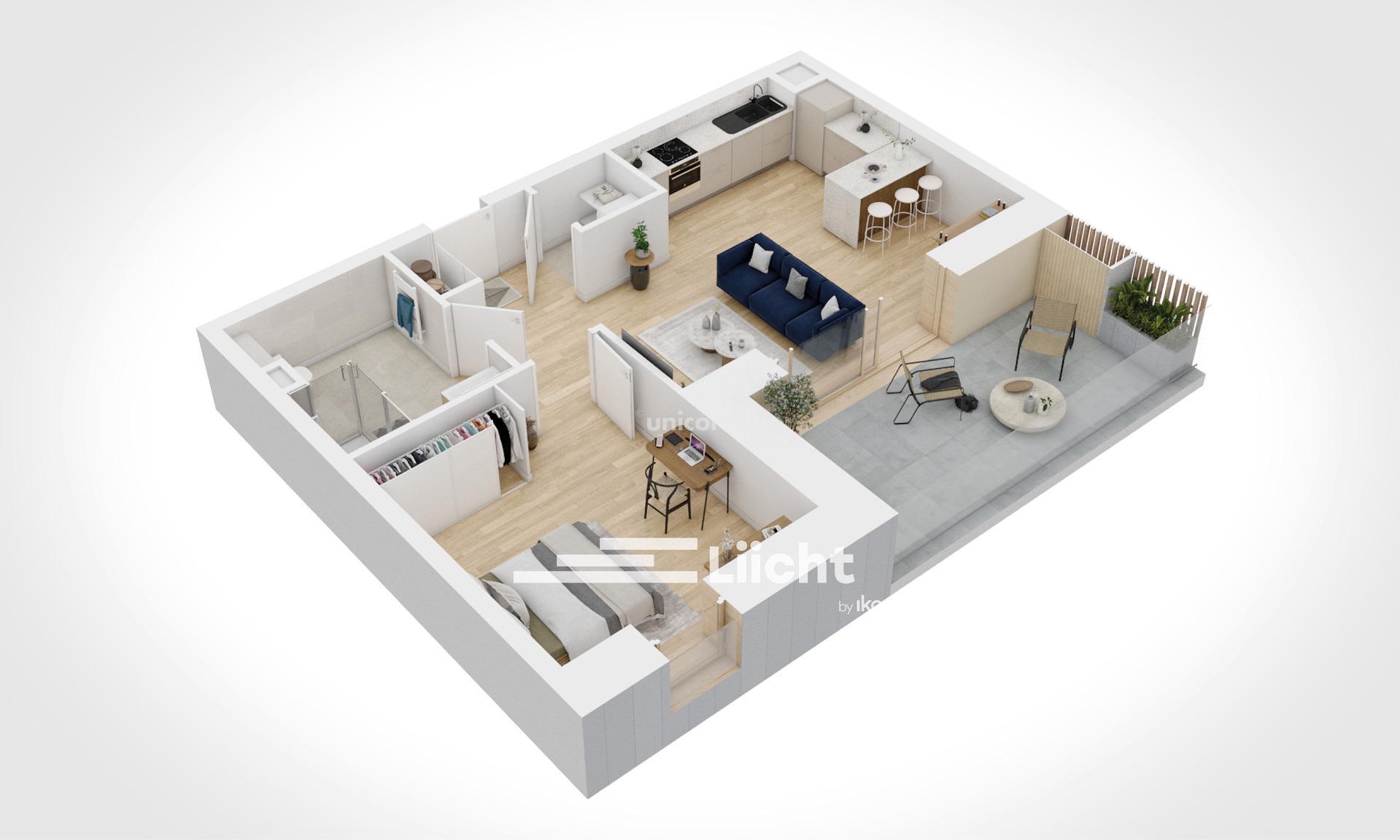 Appartement en vente à Esch-Sur-Alzette  - 53.95m²