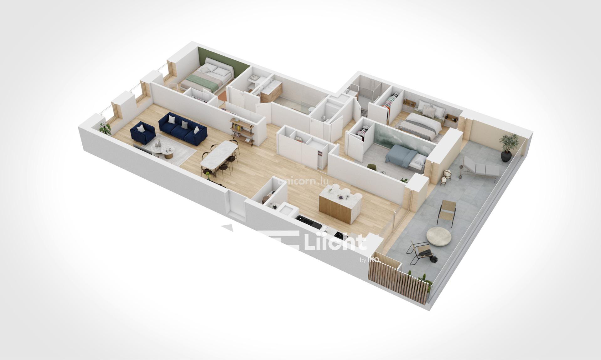Appartement en vente à Esch-Sur-Alzette  - 113.51m²