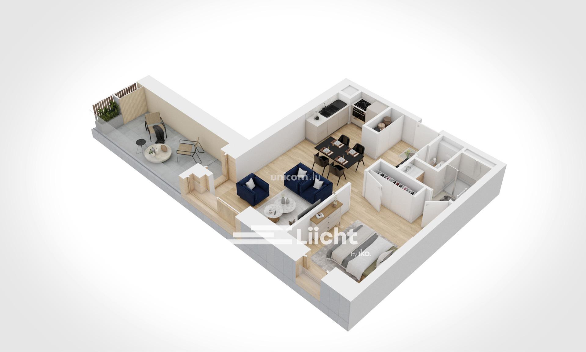 Appartement en vente à Esch-Sur-Alzette  - 45.81m²