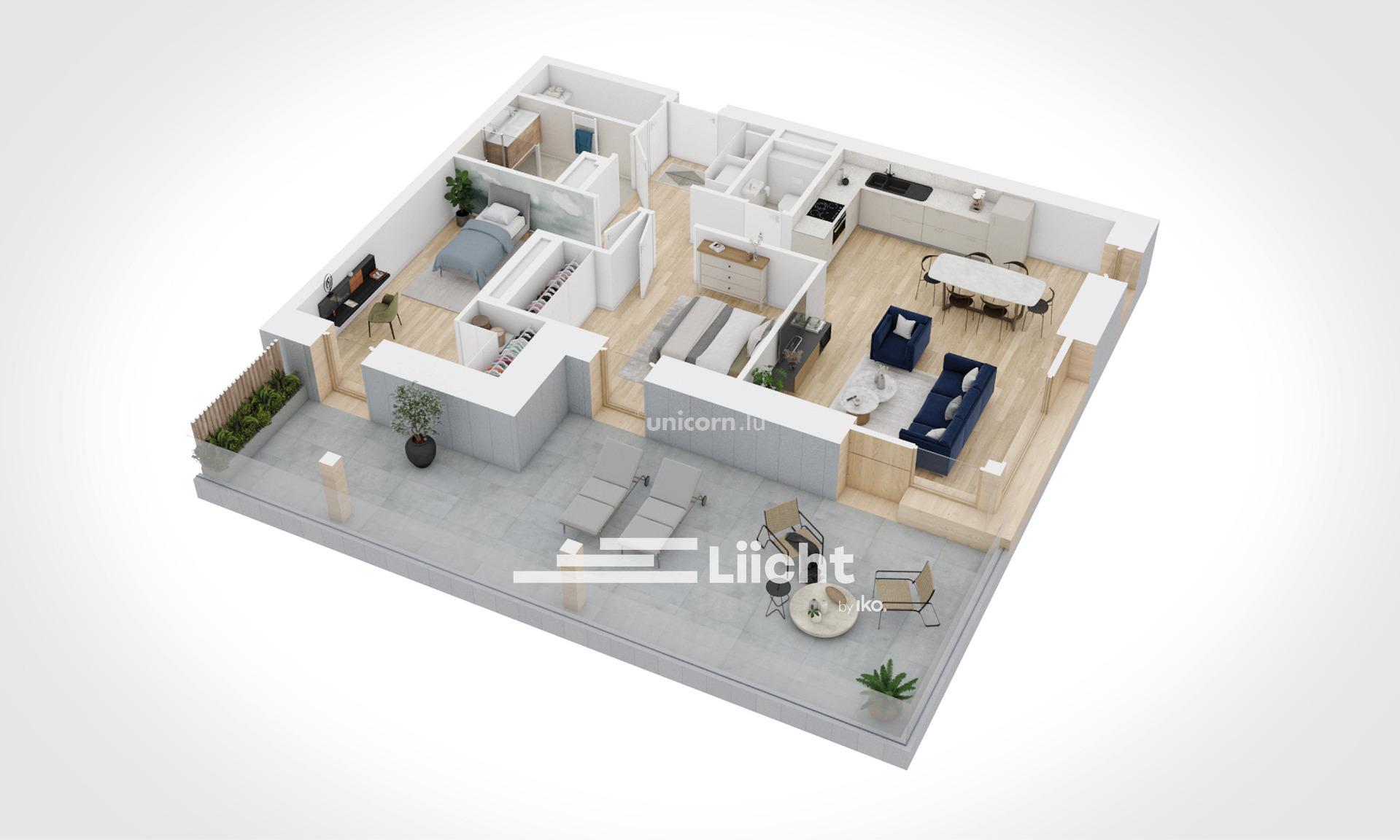 Appartement en vente à Esch-Sur-Alzette  - 76.7m²