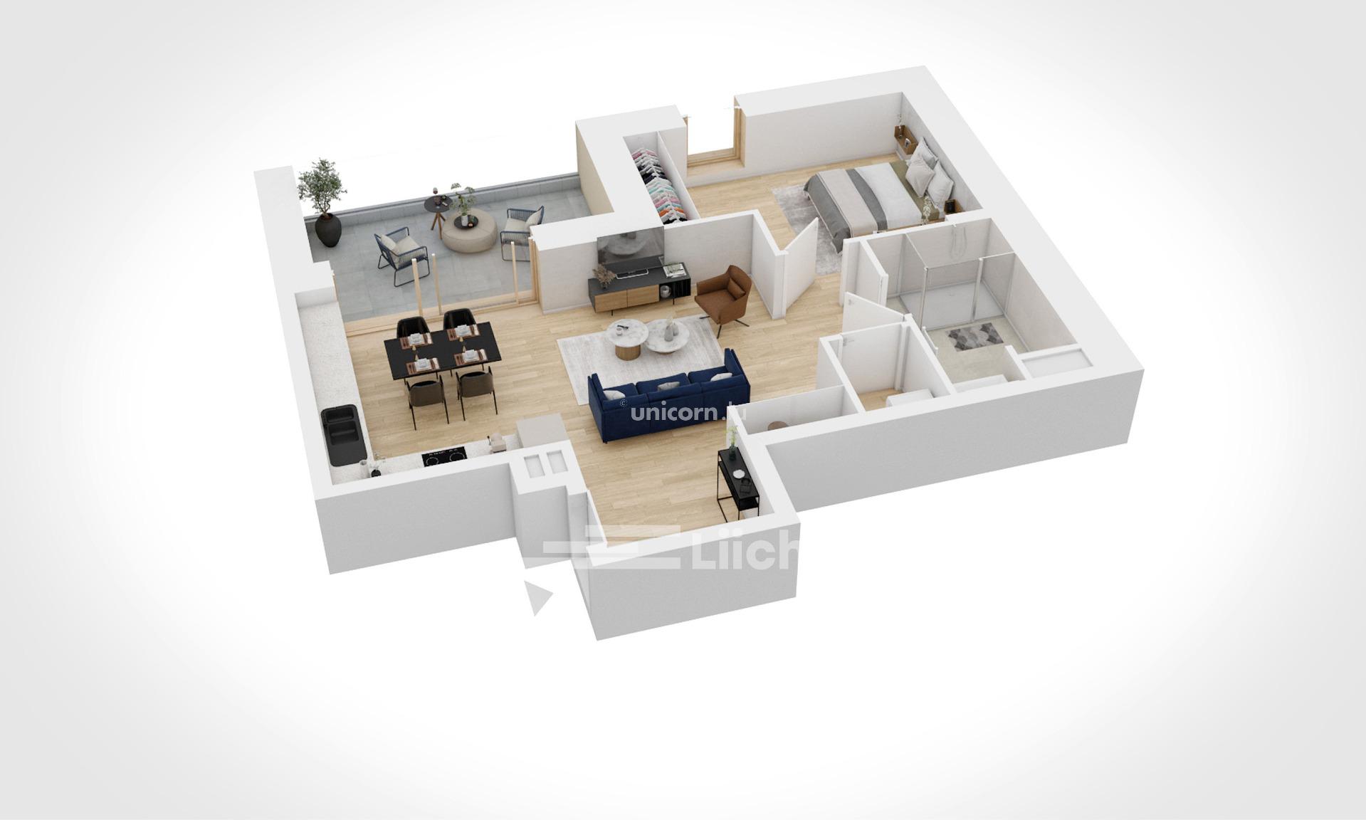 Appartement en vente à Esch-Sur-Alzette  - 60.19m²