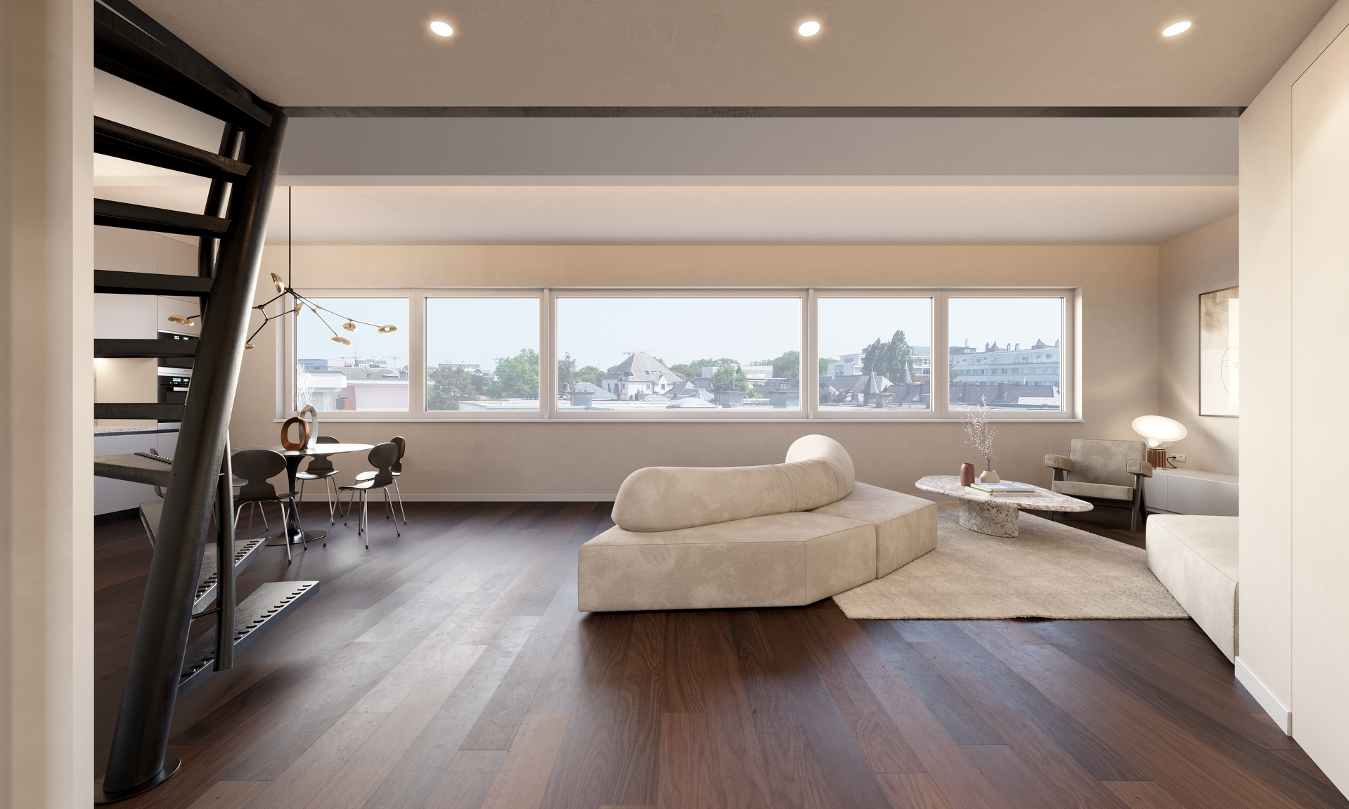 Apartment for sale in Luxembourg-Belair  - 101m²